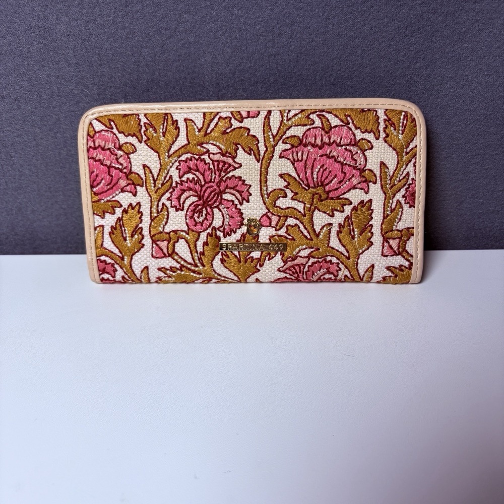 Spartina 449 Bifold Snap Floral Pattern Slim Wallet